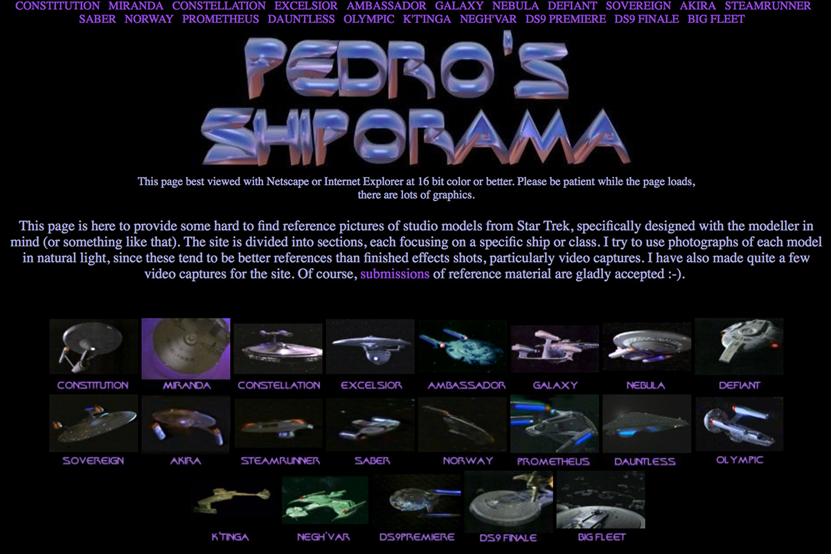 Pedro's Shiporama