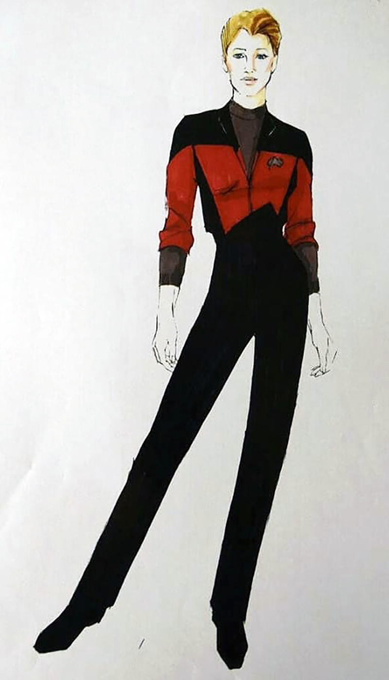 Deep Space Nine uniform concept art