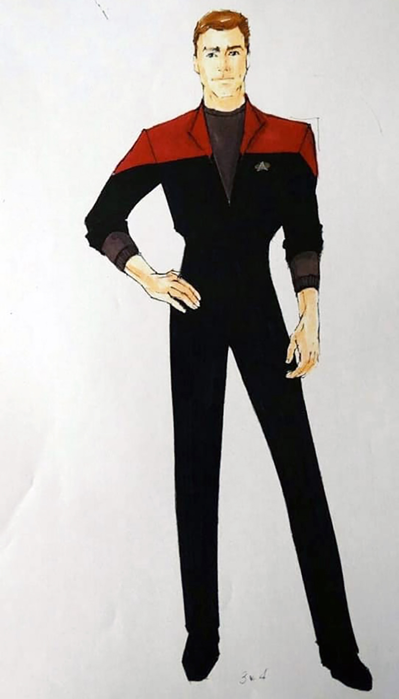 Deep Space Nine uniform concept art