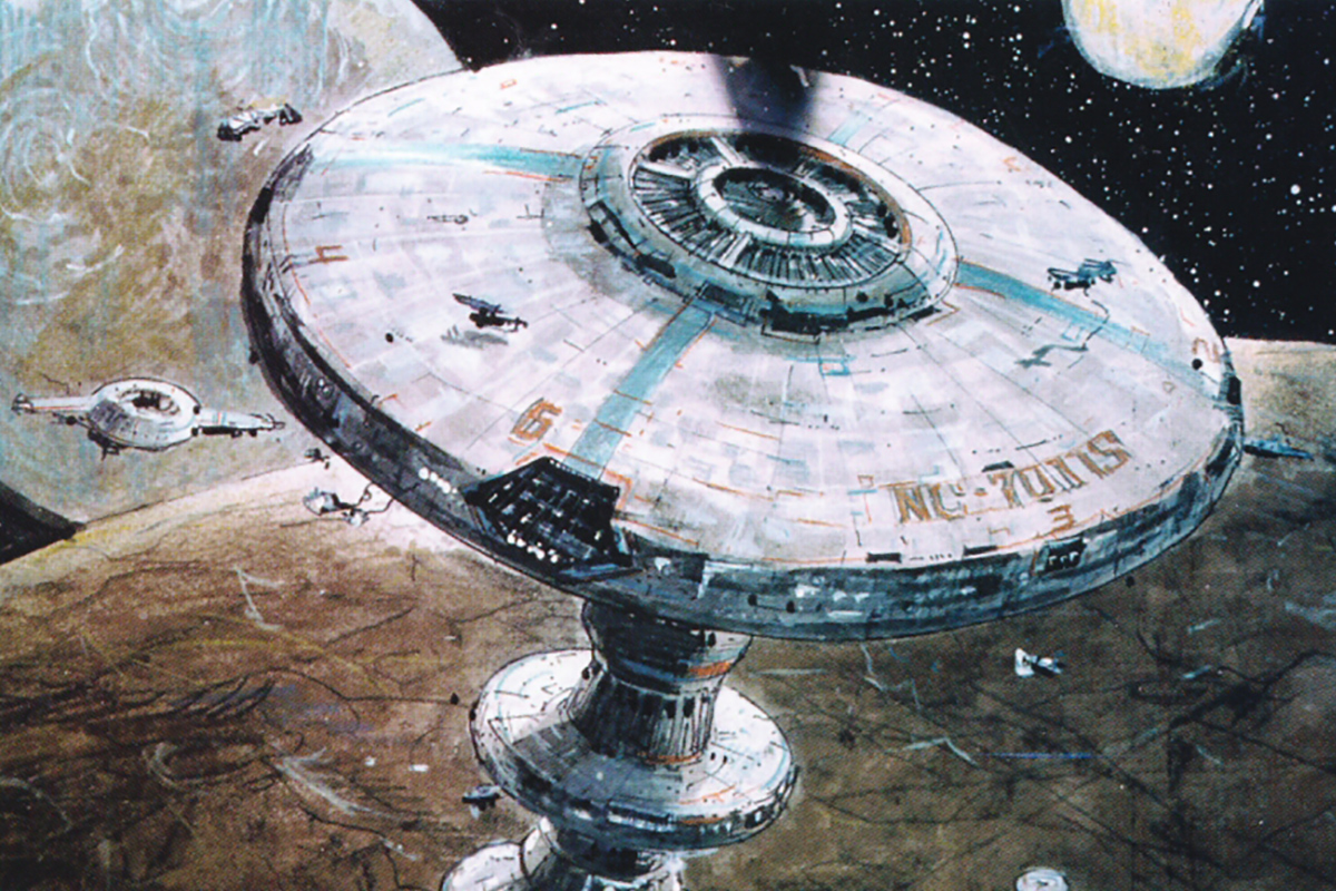 Star Trek mit englisch Magazin Raumschiff Spacedock Metal Modell