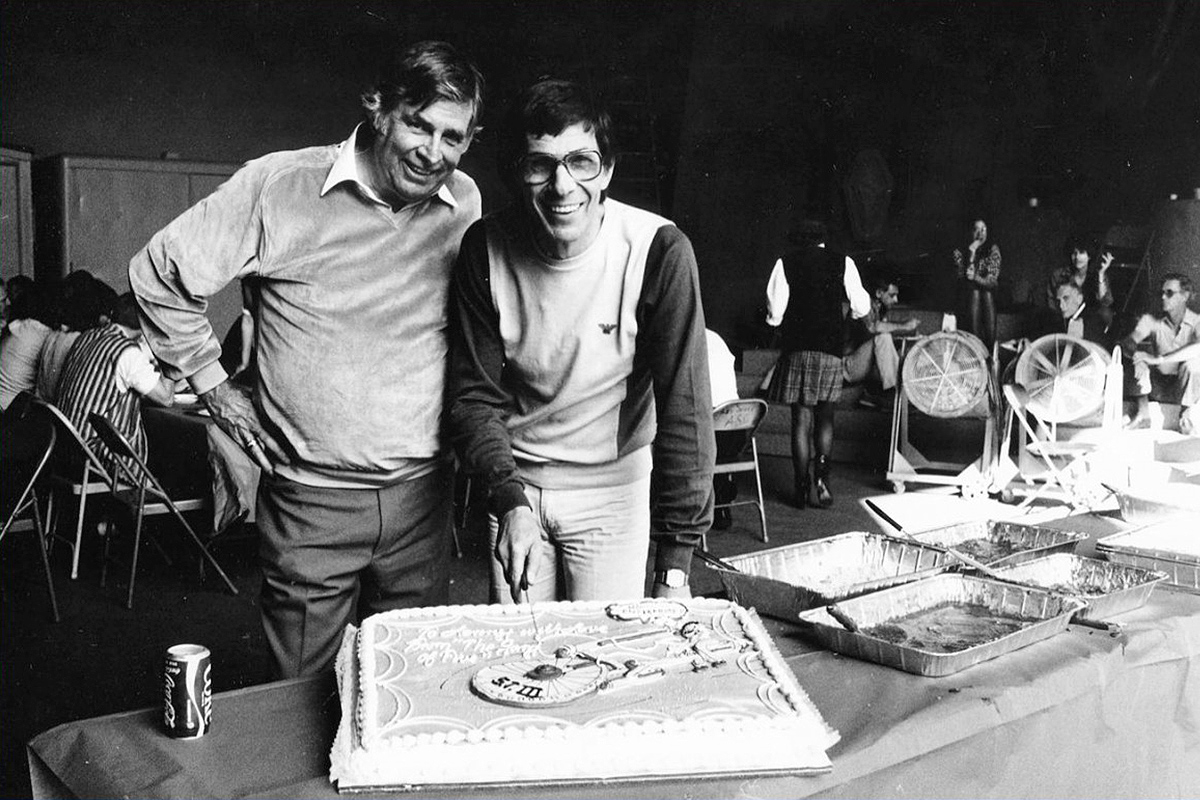 Gene Roddenberry and Leonard Nimoy