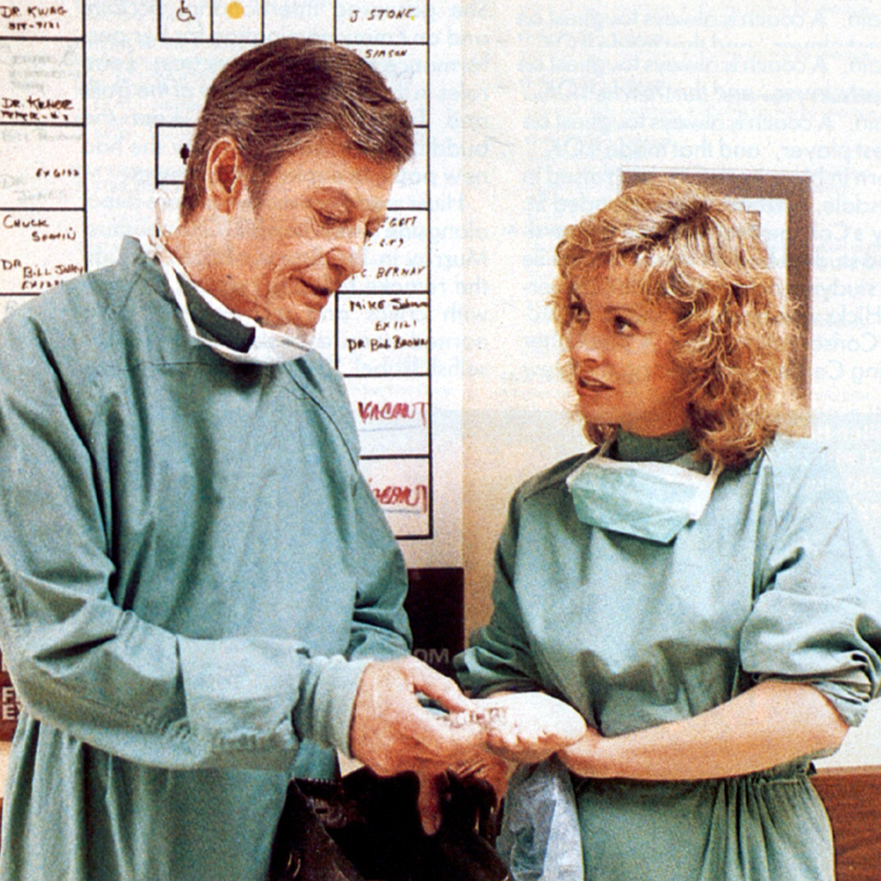 DeForest Kelley and Catherine Hicks