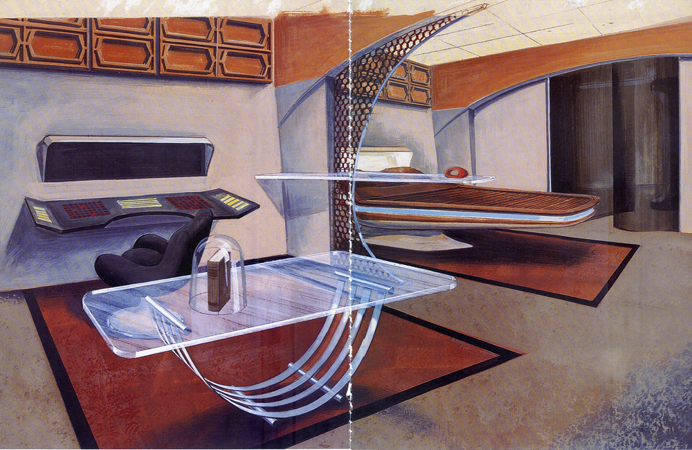 Enterprise crew quarters concept art