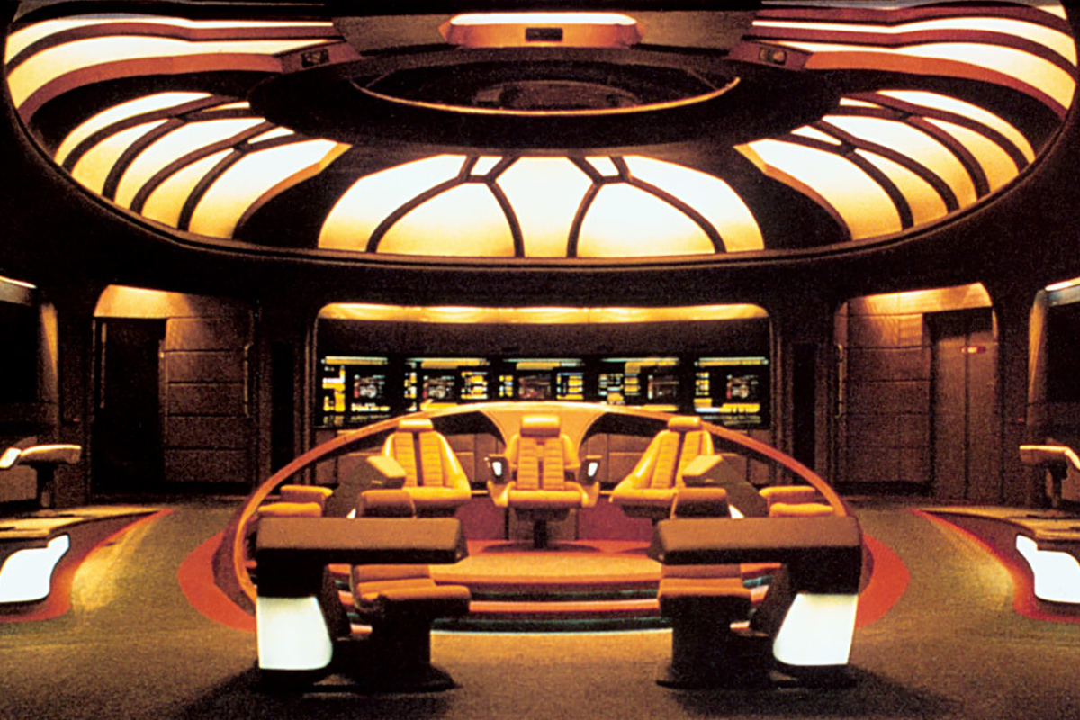 Enterprise-D bridge set. 
