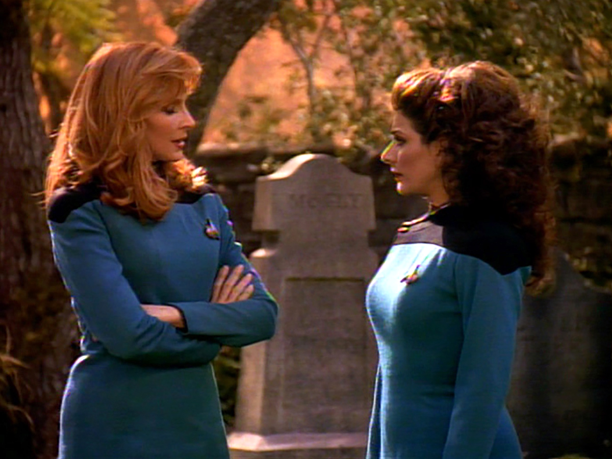 Beverly Crusher and Deanna Troi