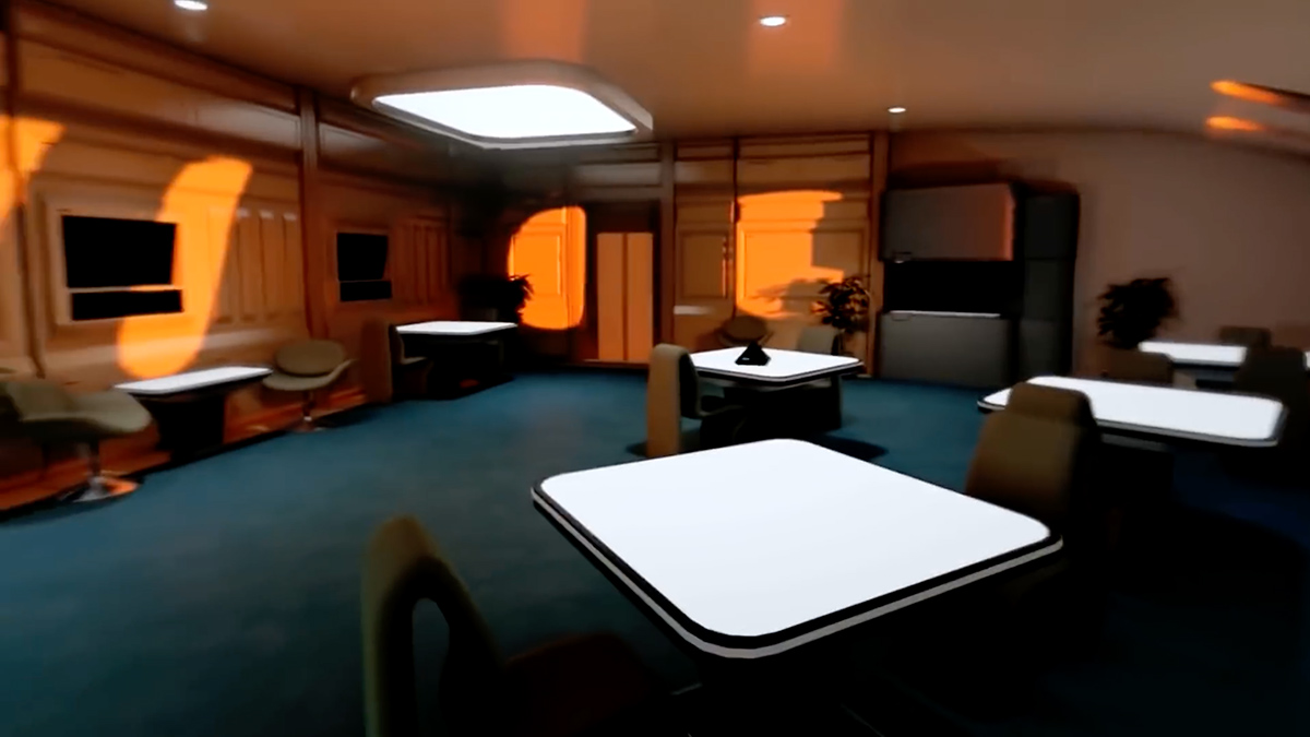 Enterprise-D lounge