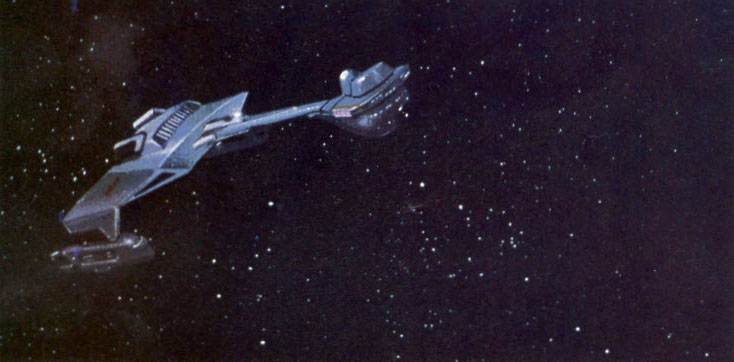 Klingon battle cruiser storyboard