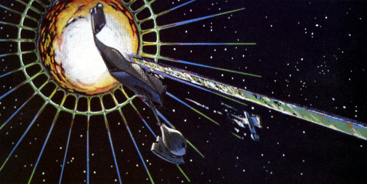 Klingon battle cruiser storyboard