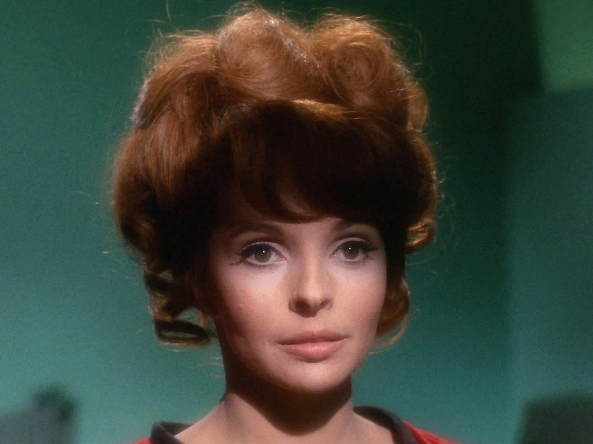 Madlyn Rhue as Marla McGivers in "Space Seed". 