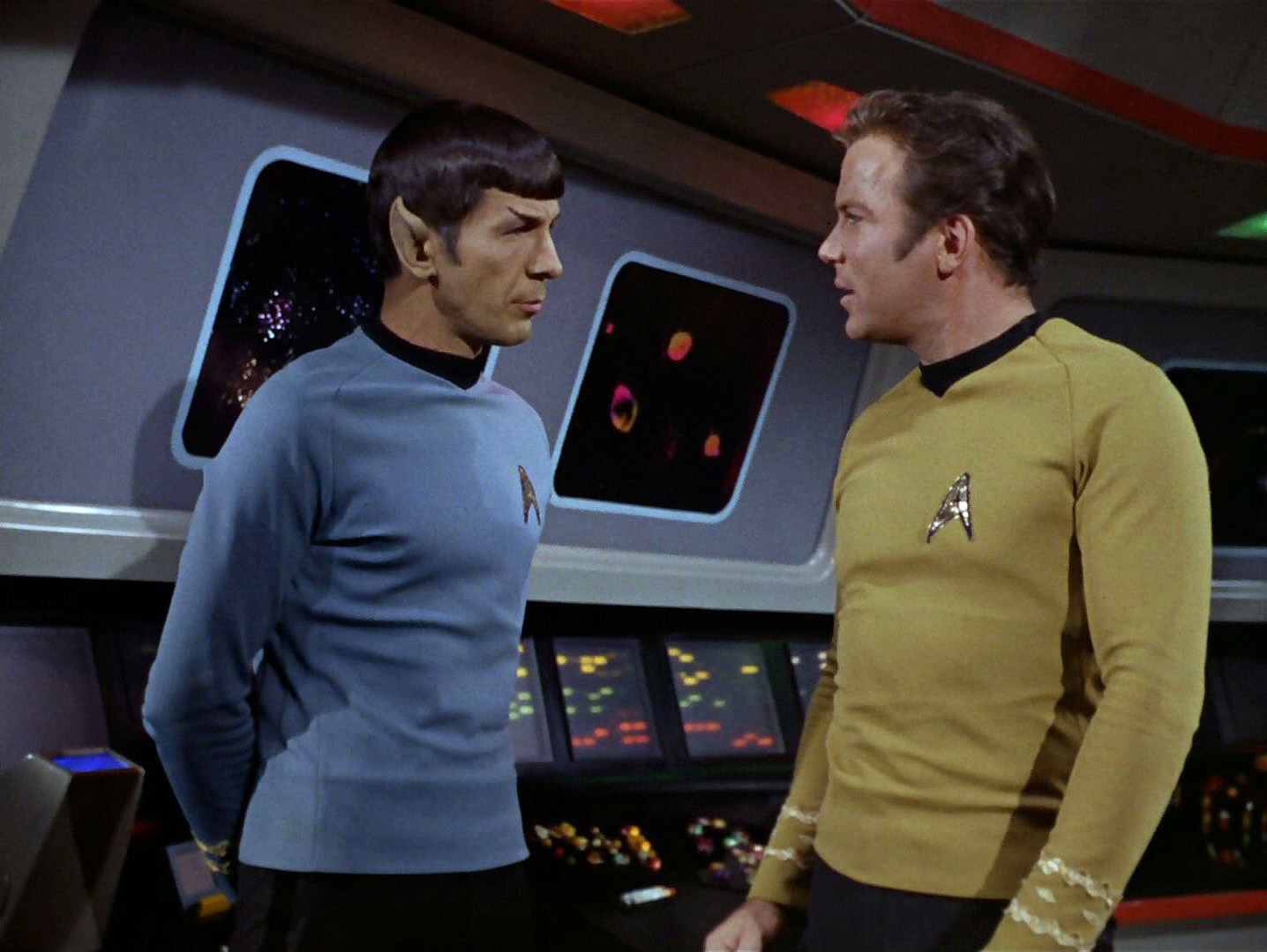 Spock and James Kirk