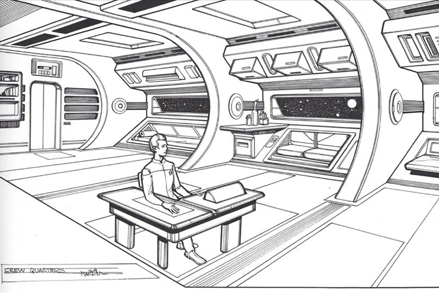 https://forgottentrek.com/voyager/designing-voyagers-crew-quarters/images/Voyager-crew-quarters-concept-art.png